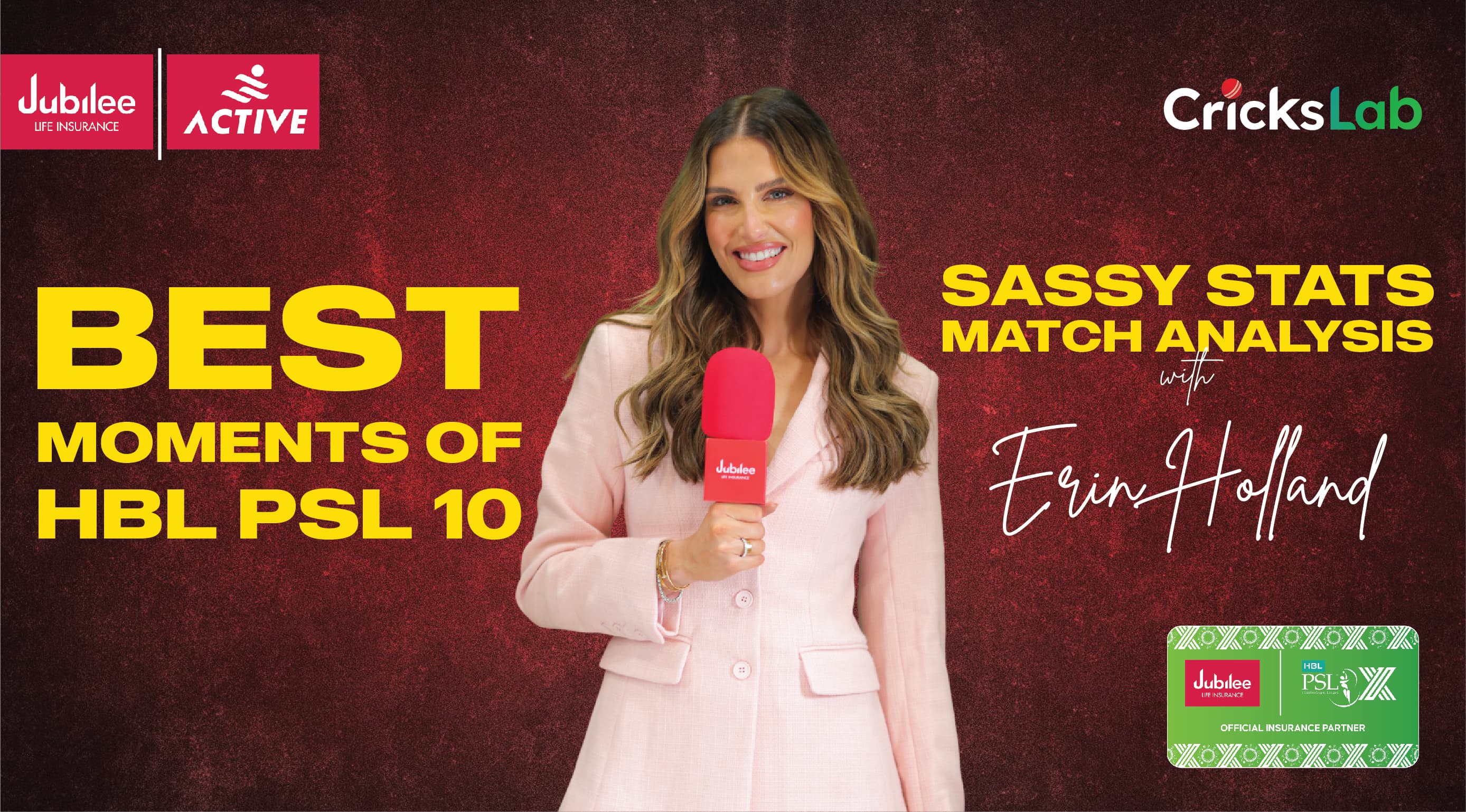 HBLPSL 10 | Sassy Stats Match Analysis With Erin Holland