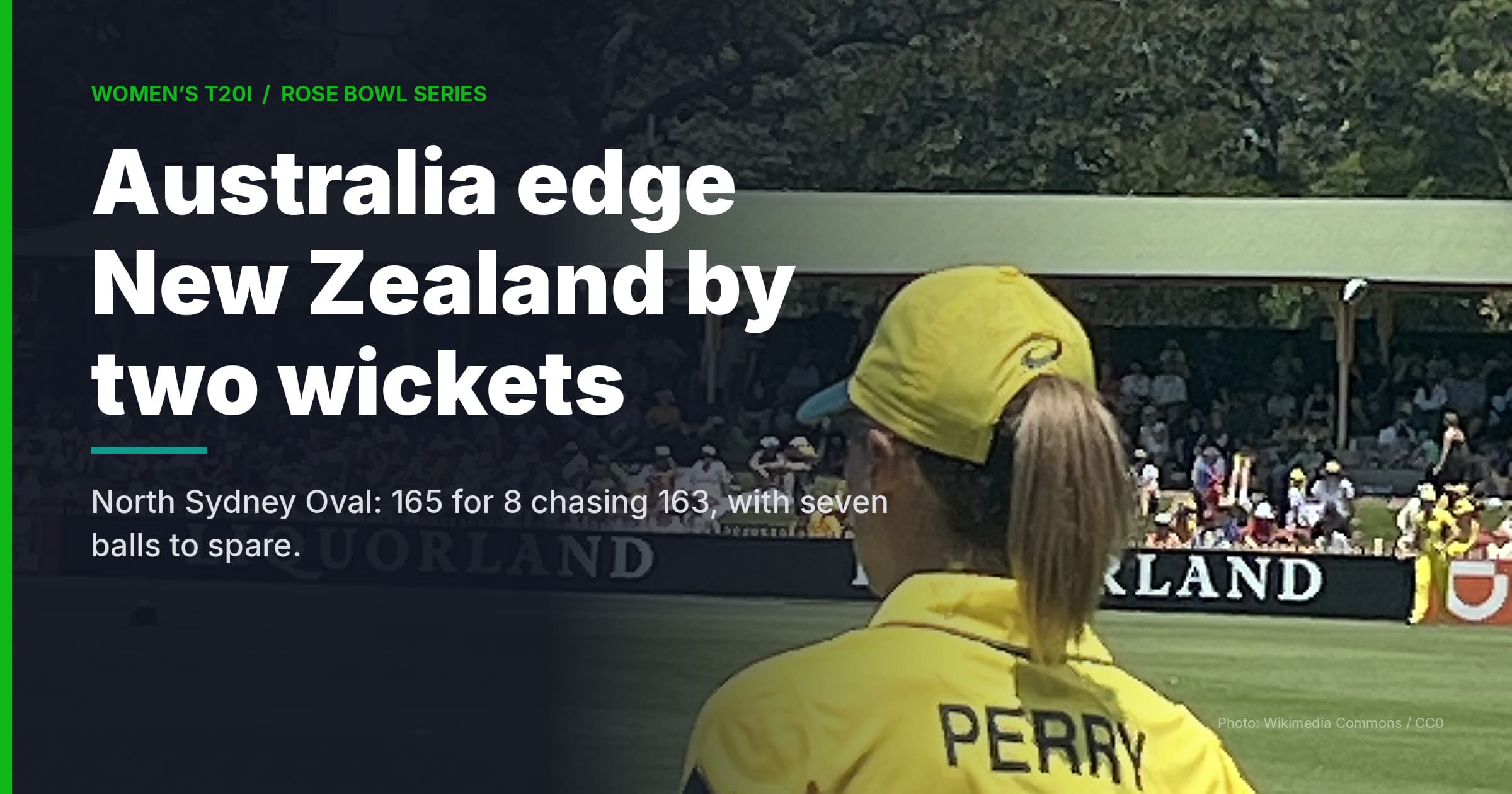 Australia Beat New Zealand By Two Wickets In Rose Bowl Opener