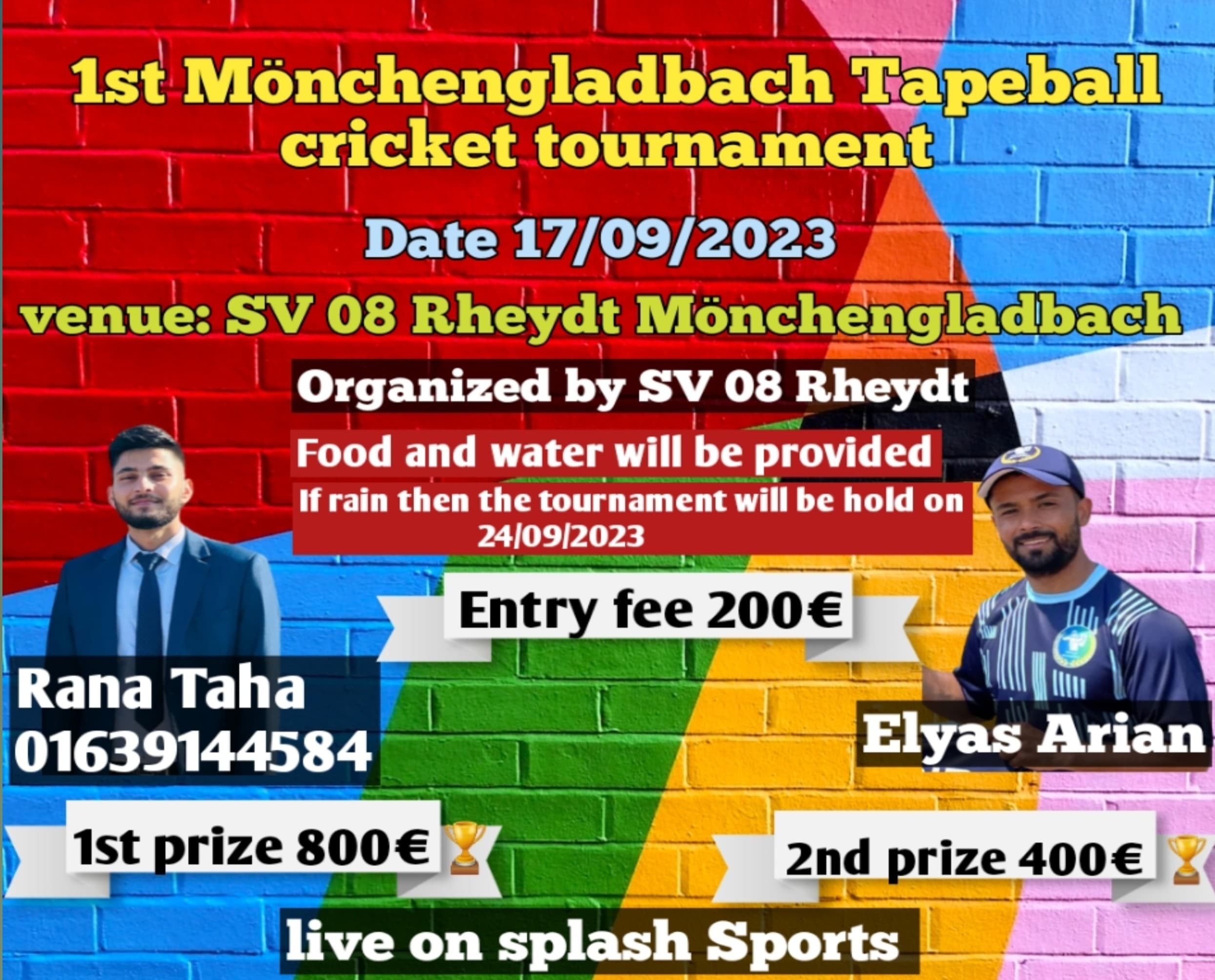 1st Mönchengladbach Tapeball Cricket Tournament