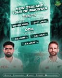 New Zealand Tour OF PAKISTAN Tests