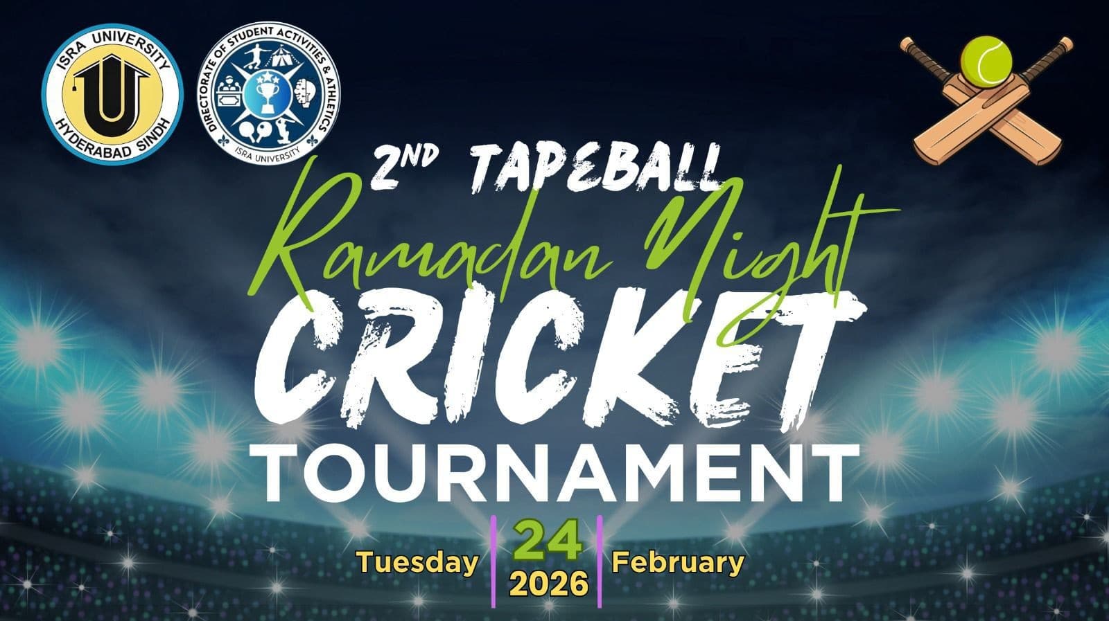 2nd Isra University Ramzan Night Cricket Tournament 2026