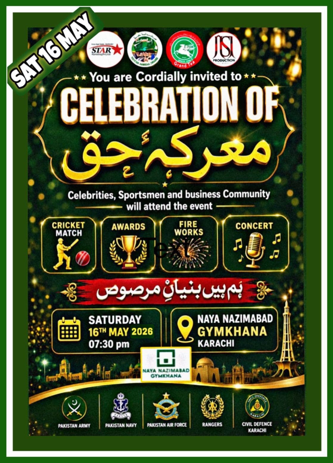 Celebration Of Mark-e-Haq