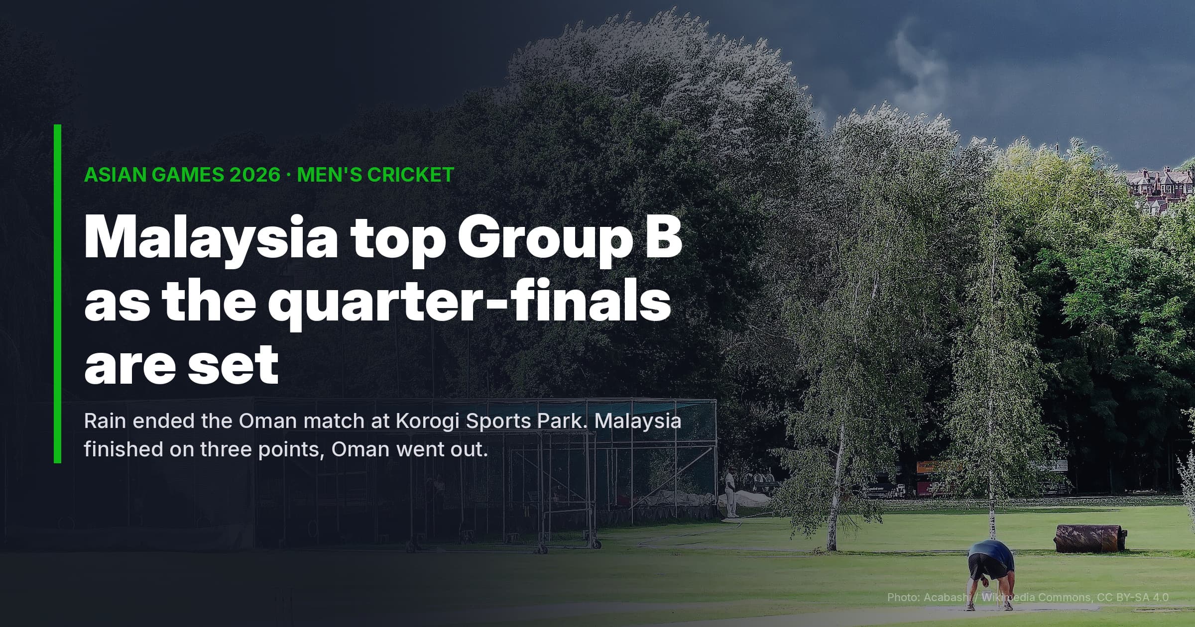 Malaysia Top Group B As Asian Games Quarter-Finals Are Set
