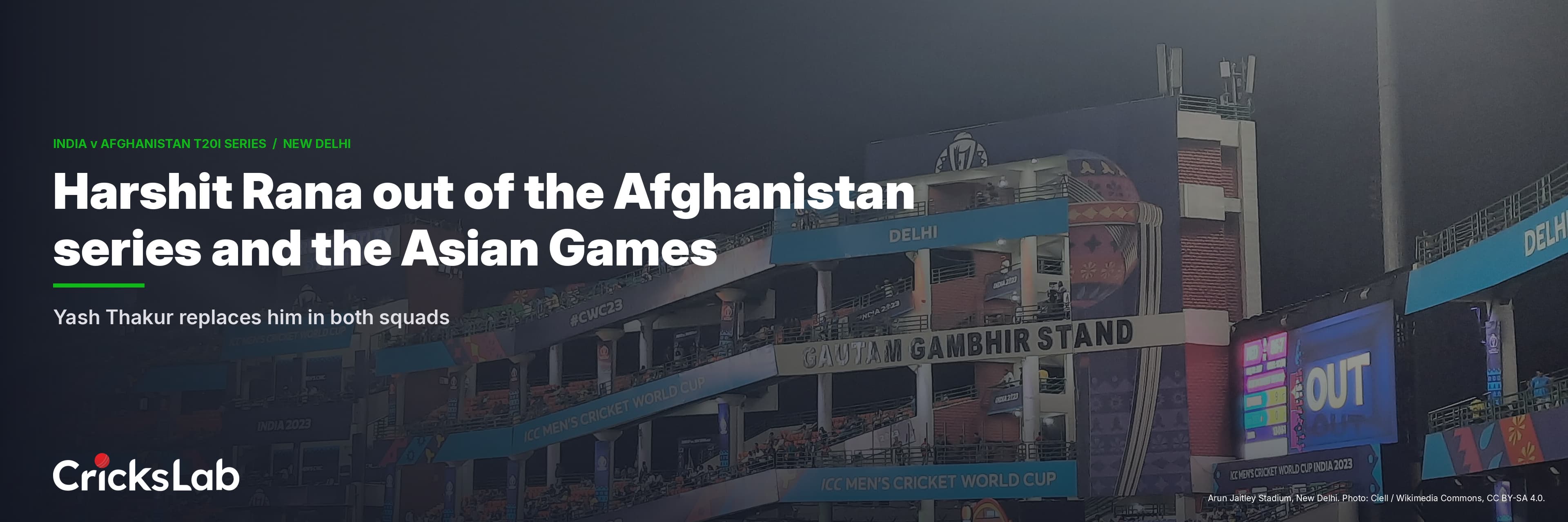 Harshit Rana Ruled Out Of Afghanistan T20Is And Asian Games As Yash Thakur Steps In