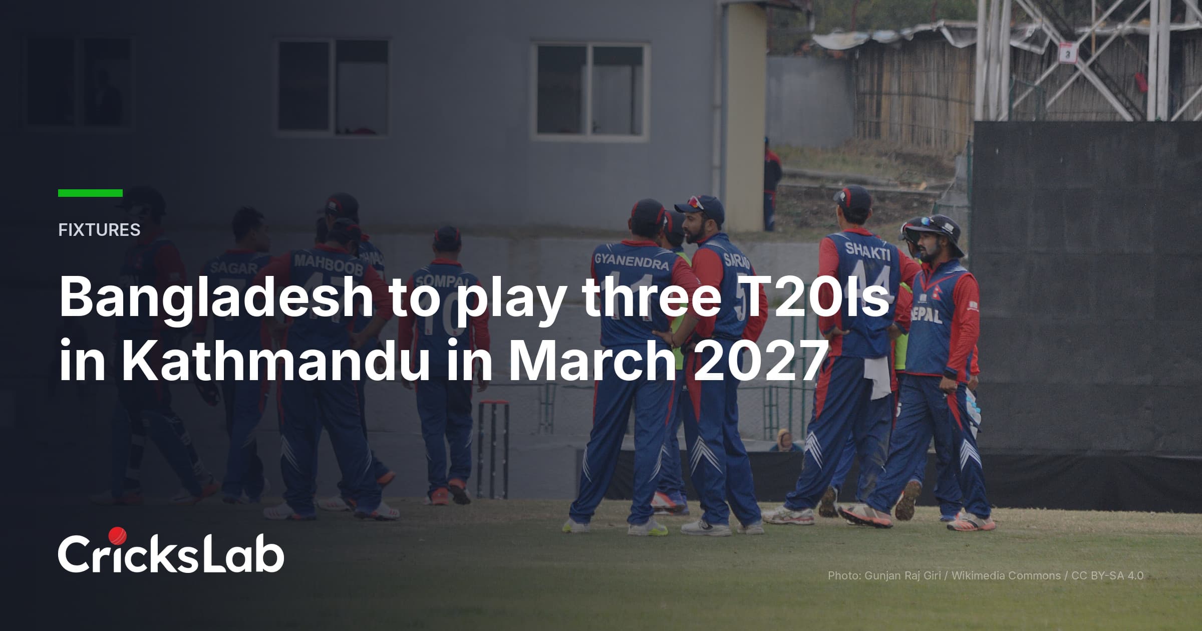 Bangladesh Tour Of Nepal 2027 Set For Three T20Is In Kathmandu