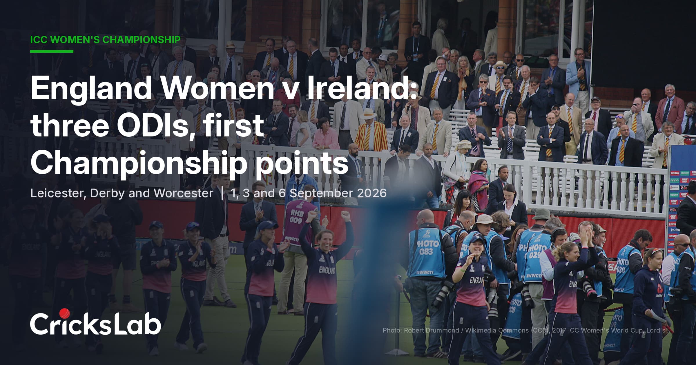 England Women v Ireland ODI Series: Dean Captains At Leicester