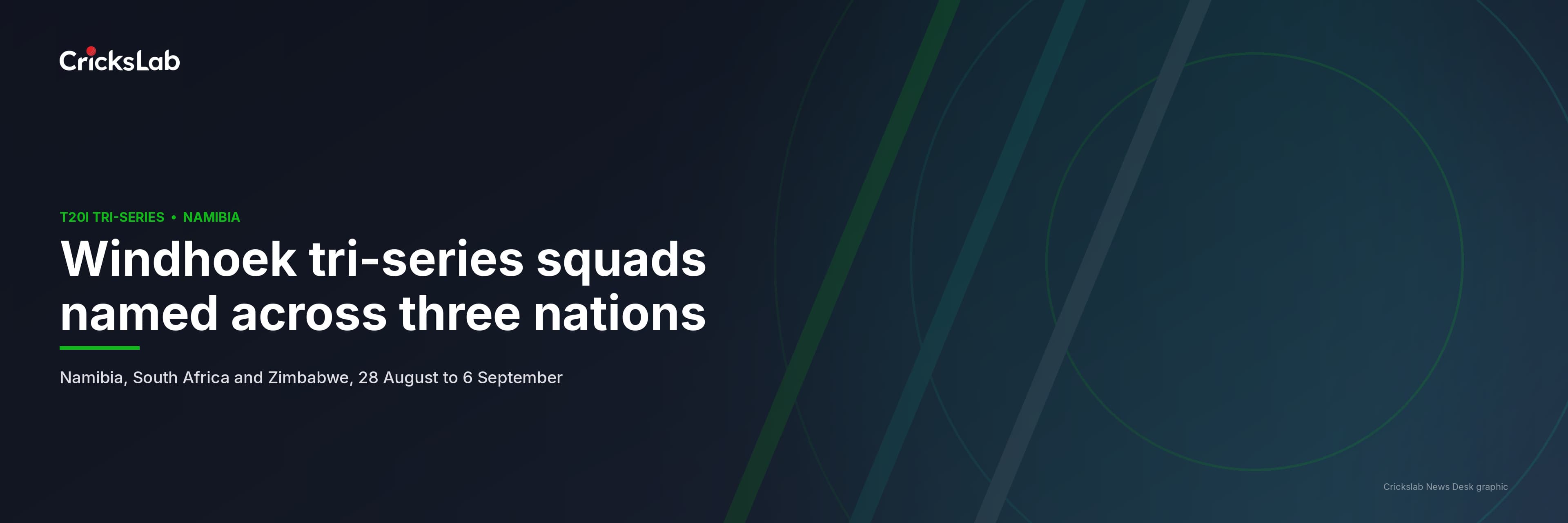 Namibia T20I Tri-Series Squads Named as Fortuin Leads South Africa