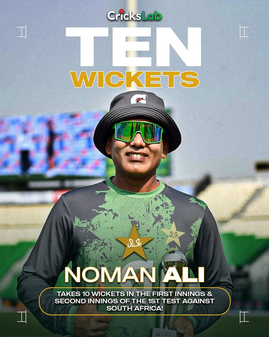 Pakistan Vs South Africa Test 2025: Noman Aliโs 10-wicket Haul Shines