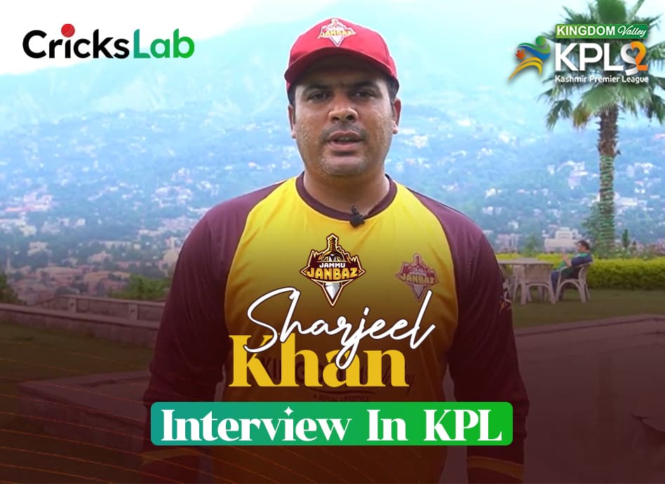 Sharjeel Khan Interview In KPL