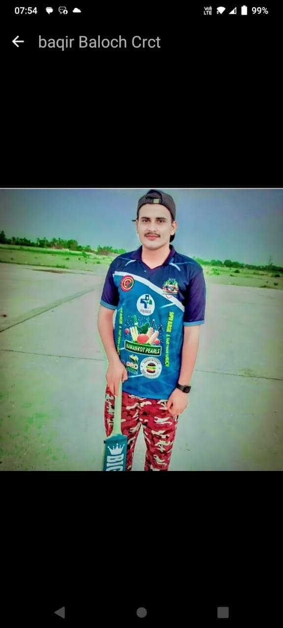 BAQIR BALOCH cricket player profile photo