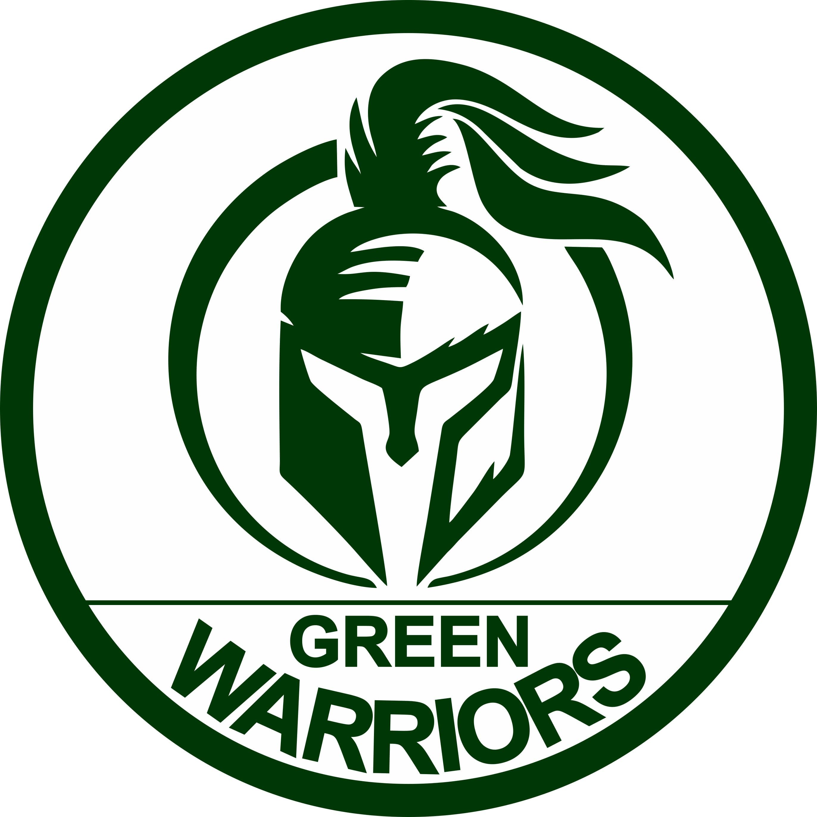 Green Warriors team logo