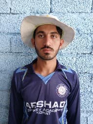 Sikandar Afridi cricket player profile photo