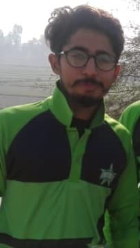 Hamza Zahid cricket player profile photo