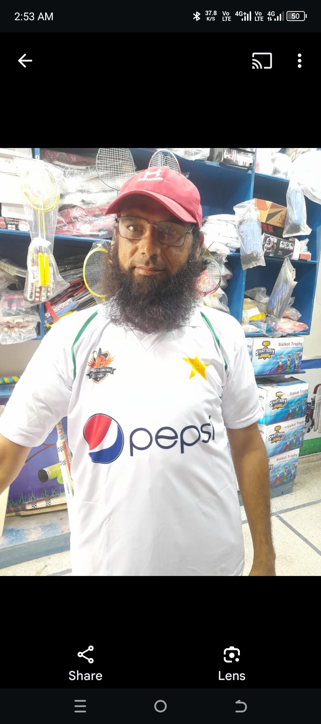 Mahzar iqbal cricket player profile photo