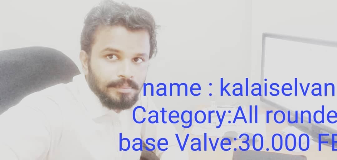 KALAISELVAN cricket player profile photo