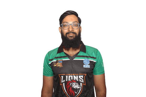 Shahmeer Shamsi cricket player profile photo