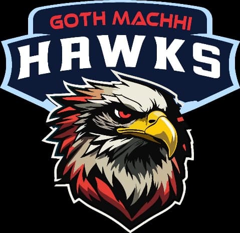 Goth Machhi Hawks team logo