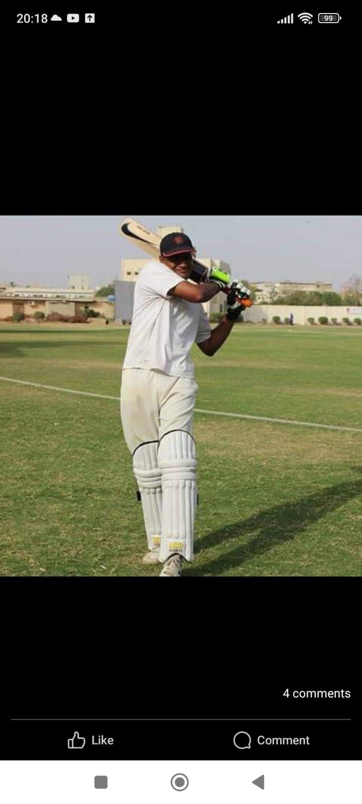 Afsar Hussain cricket player photo