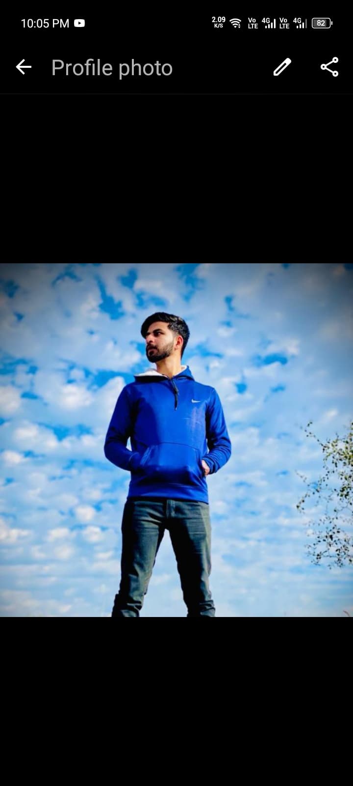 Malik Talha cricket player profile photo