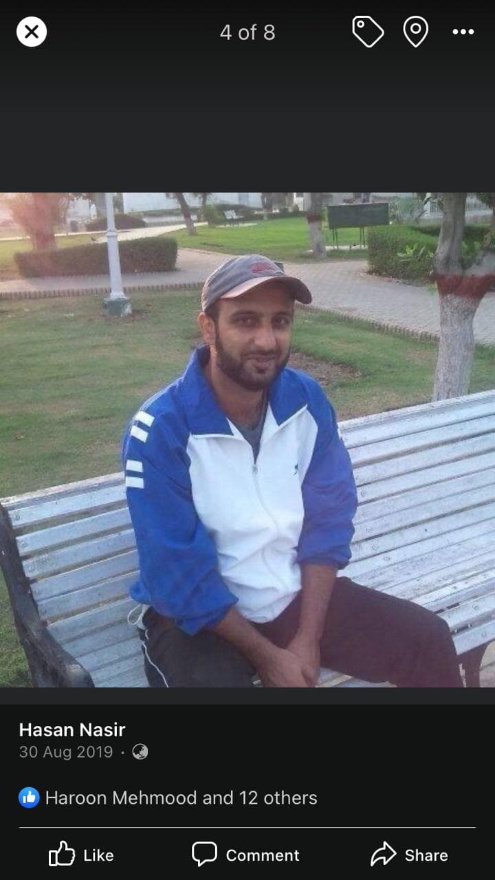 Hassan Nasir cricket player photo