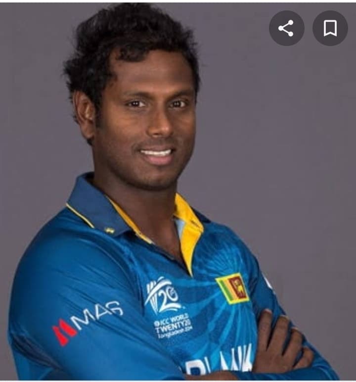 Angelo Mathews cricket player profile photo