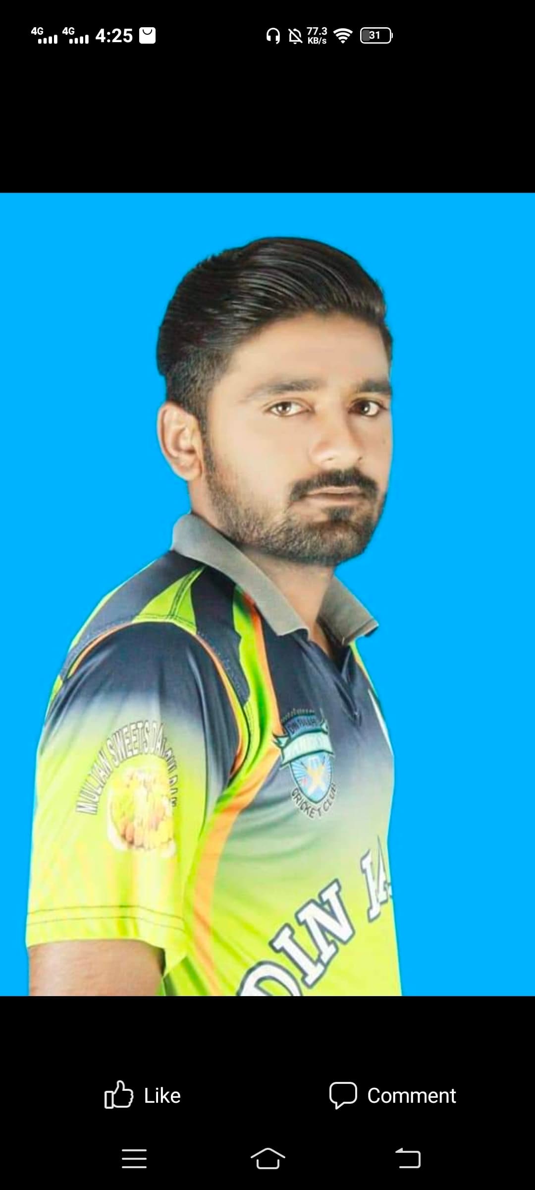 Raees Khan cricket player photo