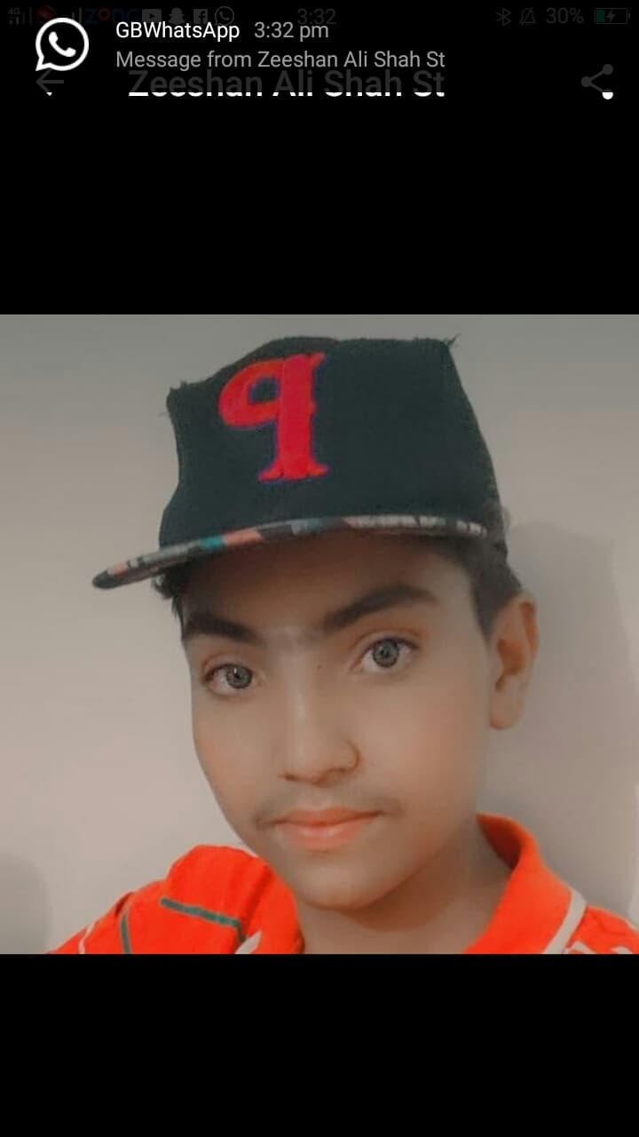 Syed Zeeshan Shah cricket player photo