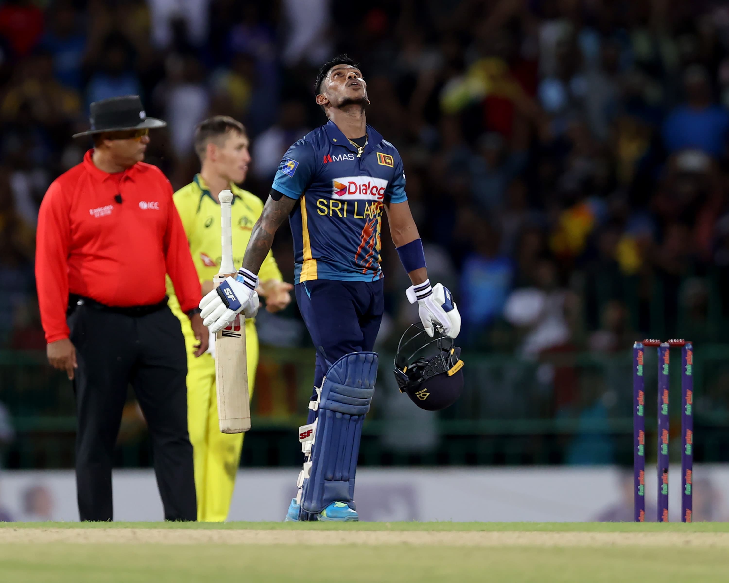 Sri Lanka shatters batting records in Colombo ODI