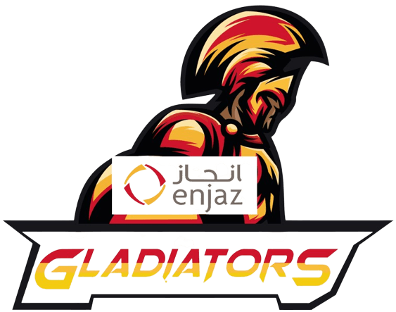 Enjaz Gladiators team logo