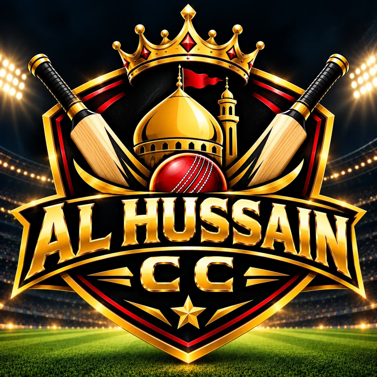 Al Hussain C C team logo