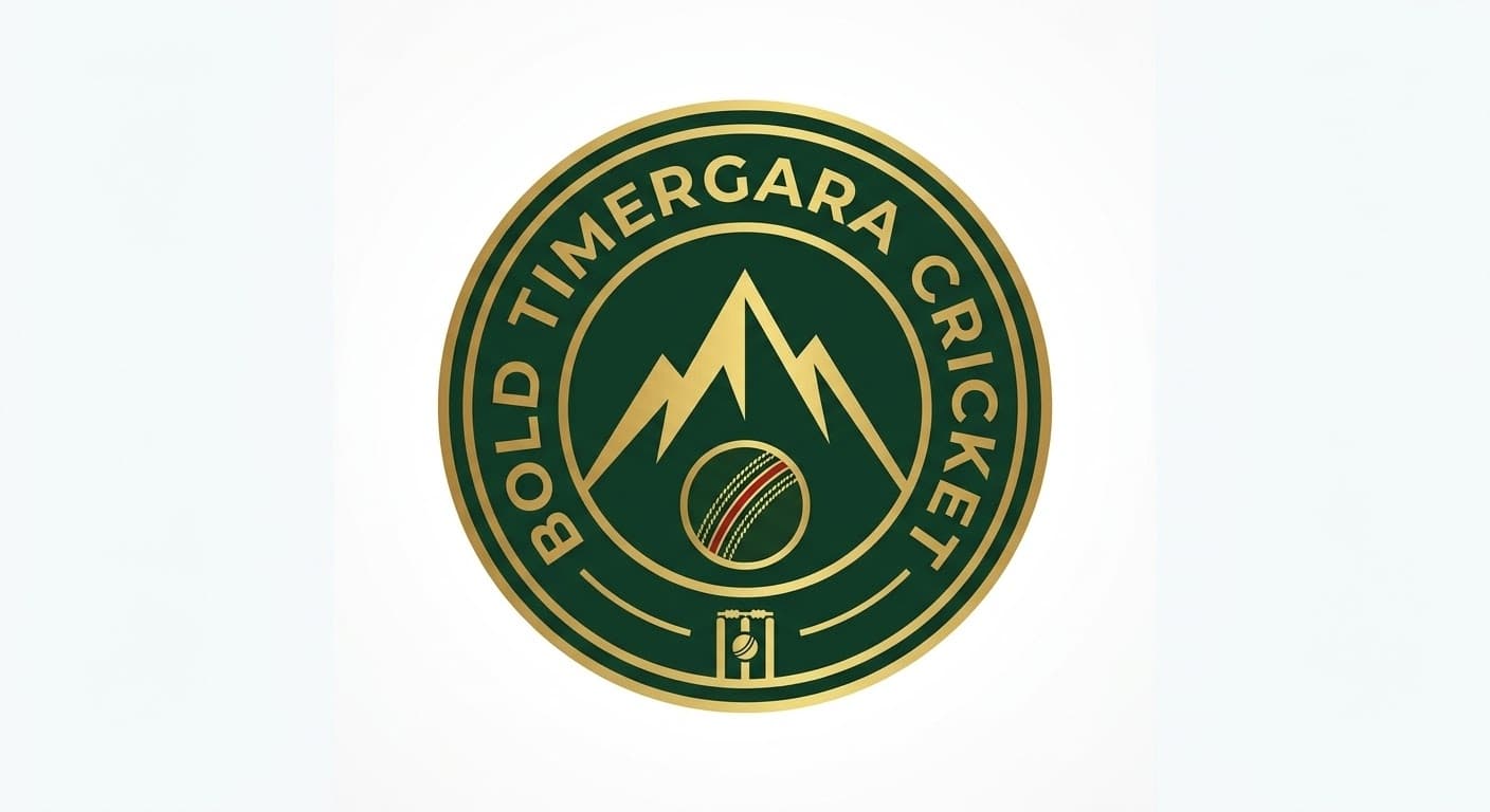 Bold Timergara Cricket team logo