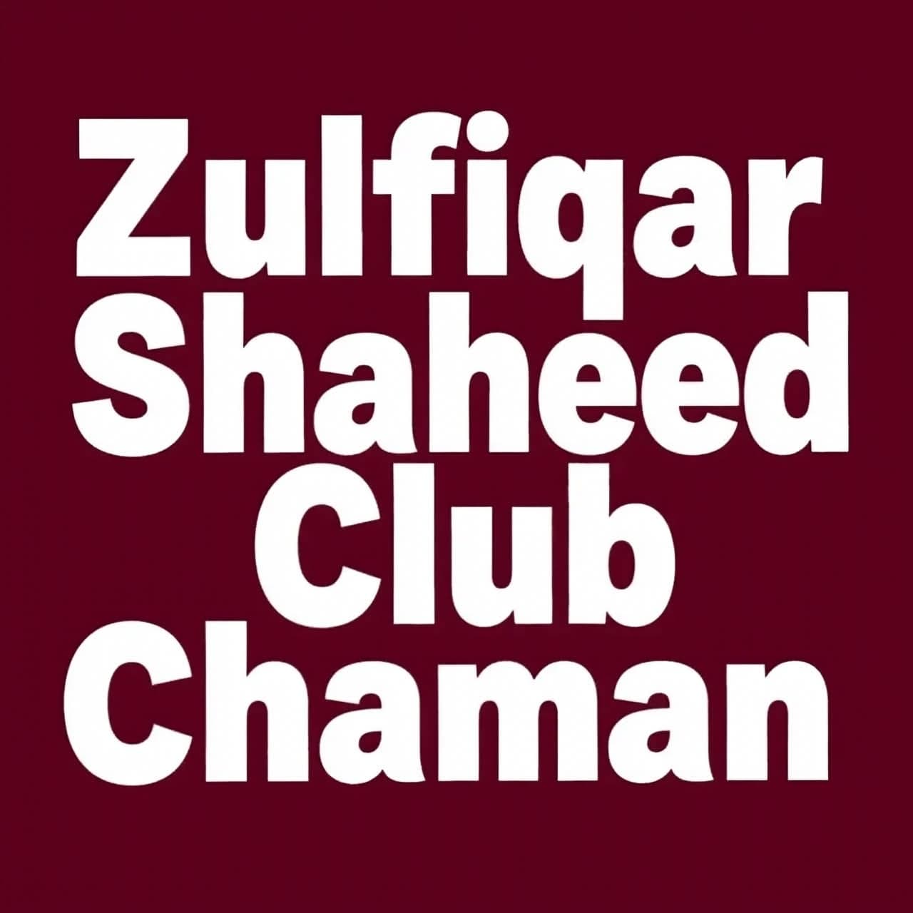 Zulfiqar Shaheed Club Chaman