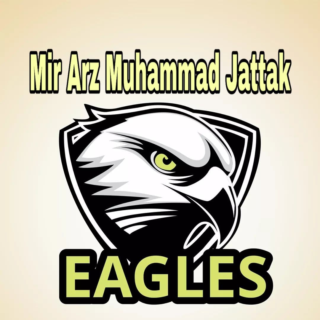 Mir Arz Mohd Jattak Eagles team logo