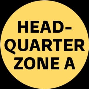 HEADQUARTER ZONE A team logo