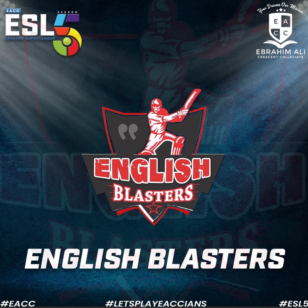 English Blasters team logo