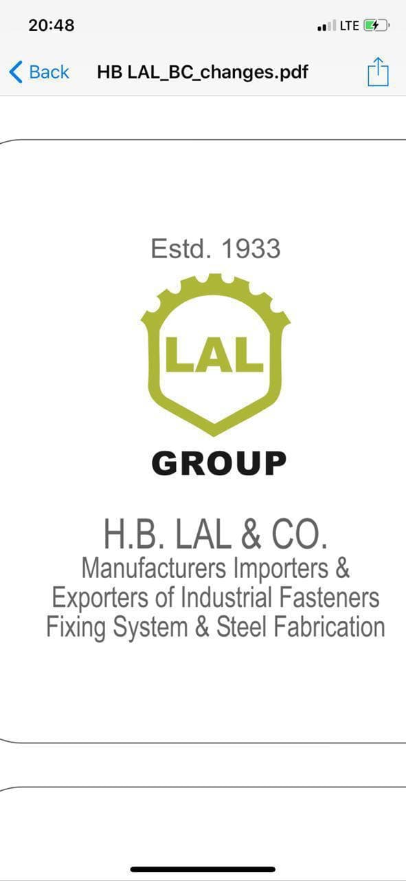 H.B.Lal&Co U16