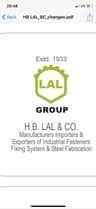 H.B.Lal&Co U16