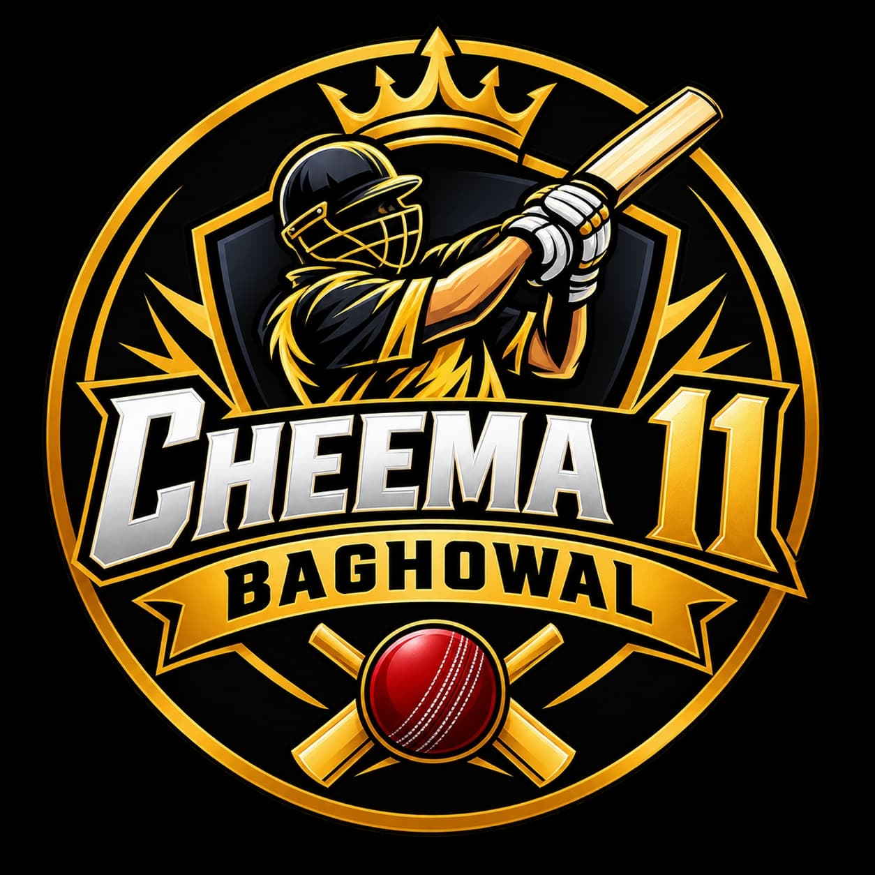 Cheema 11 Baghowal team logo