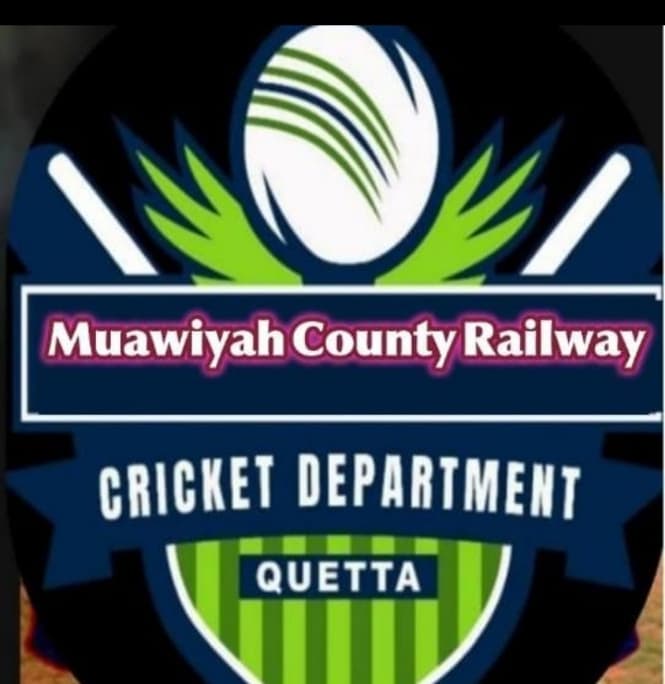 Muawiyah Railway Cricket Department Queta team logo