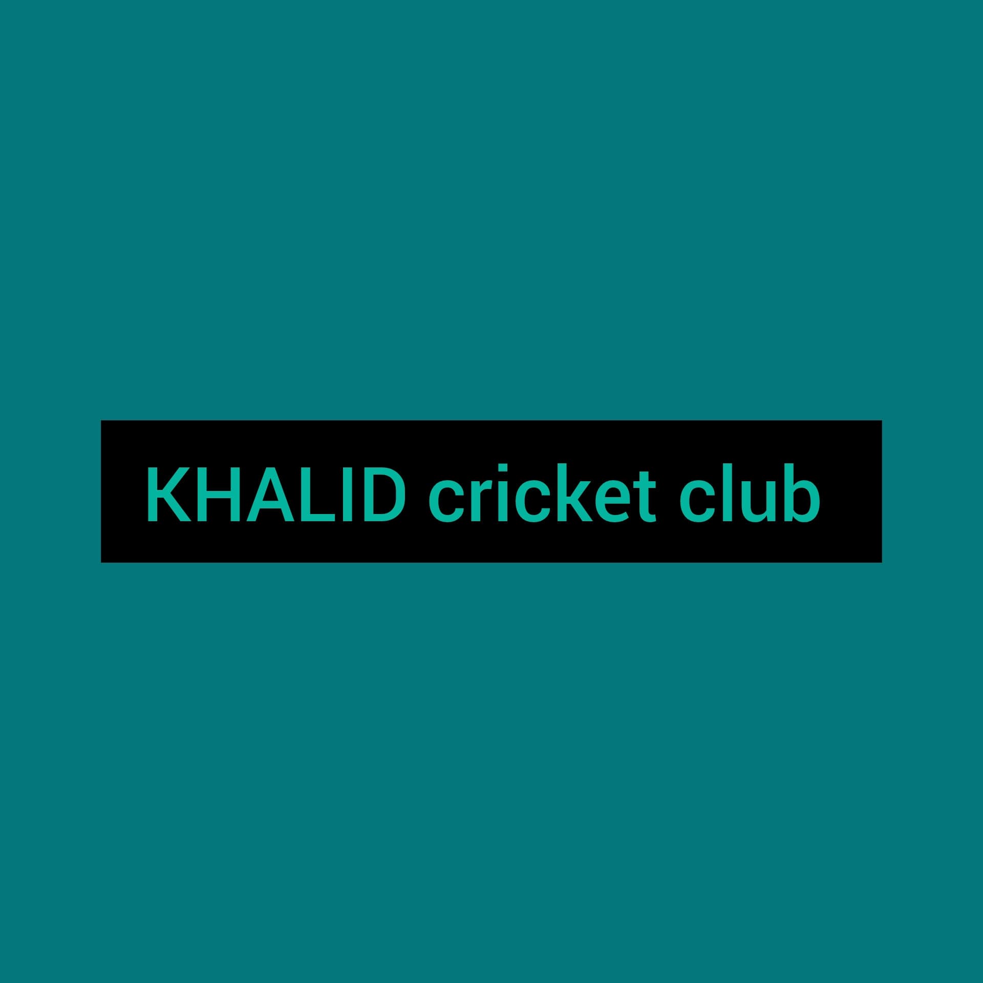 KHALID CC team logo