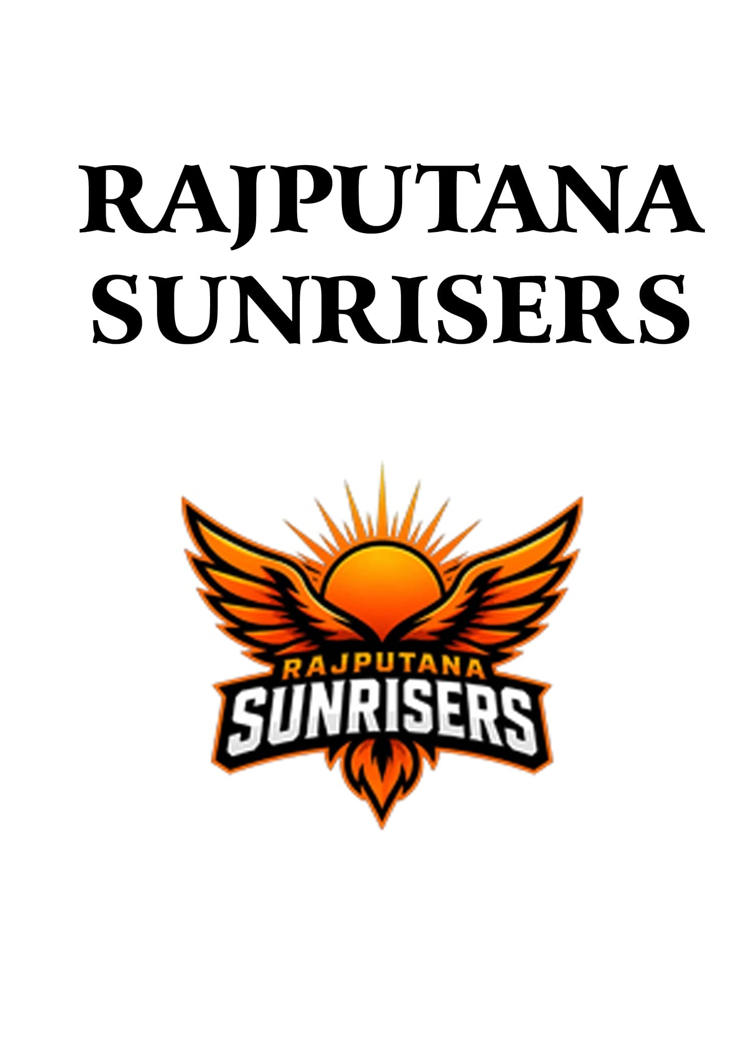RPL Sunrisers team logo