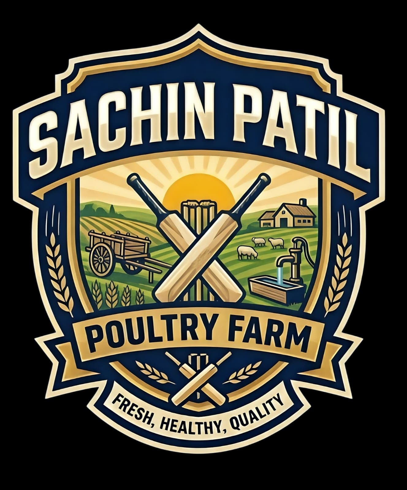 Sachin Patil Poultry Farm team logo