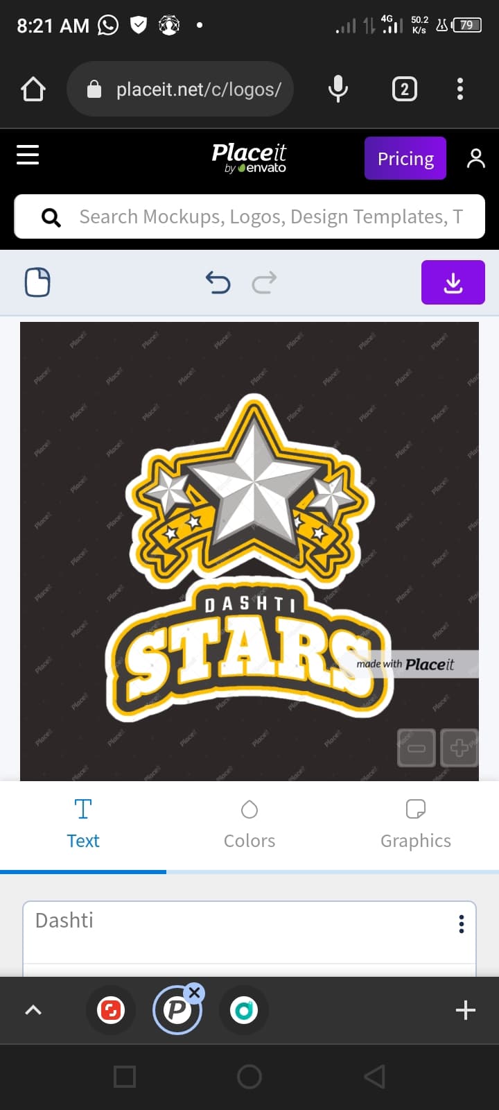 Dashti Star team logo