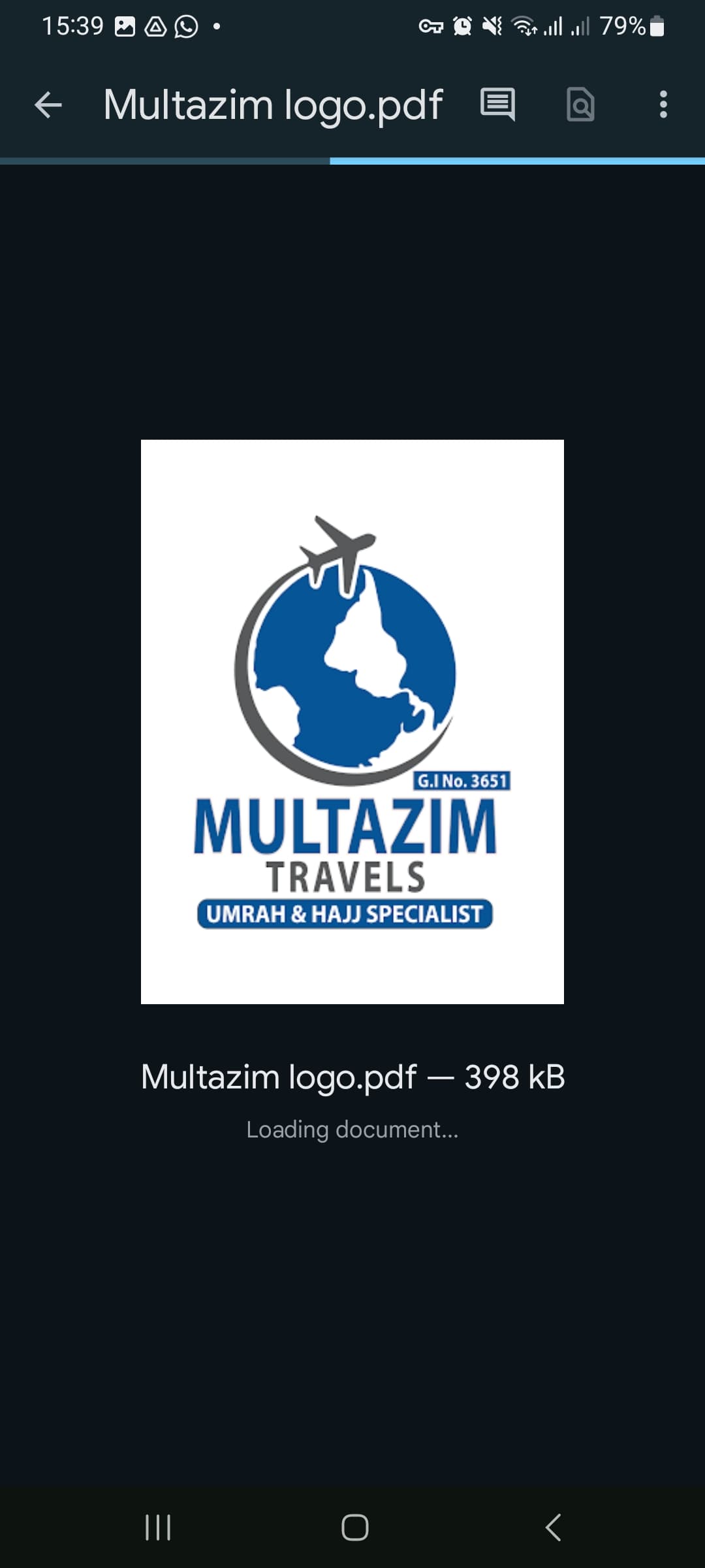Multazim Travels team logo