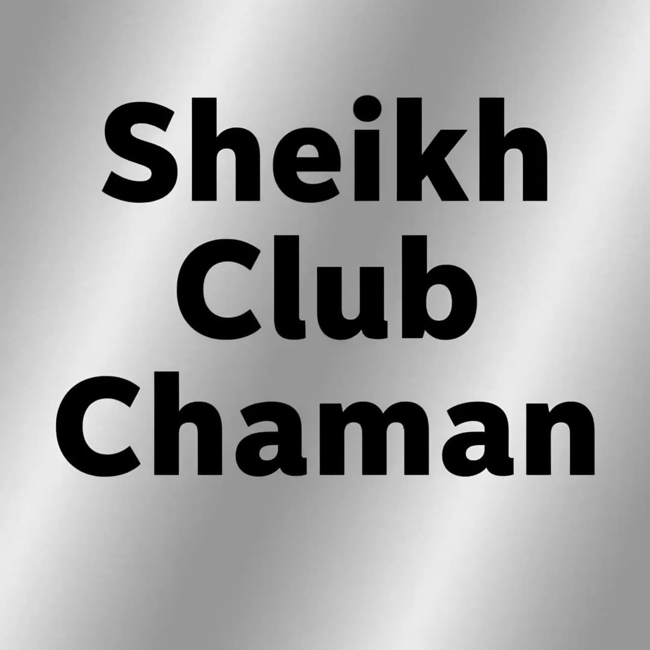Sheikh Club Chaman