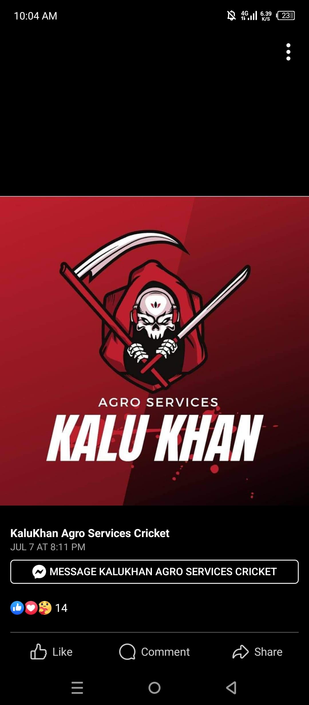 Agro Services kalu Khan team logo