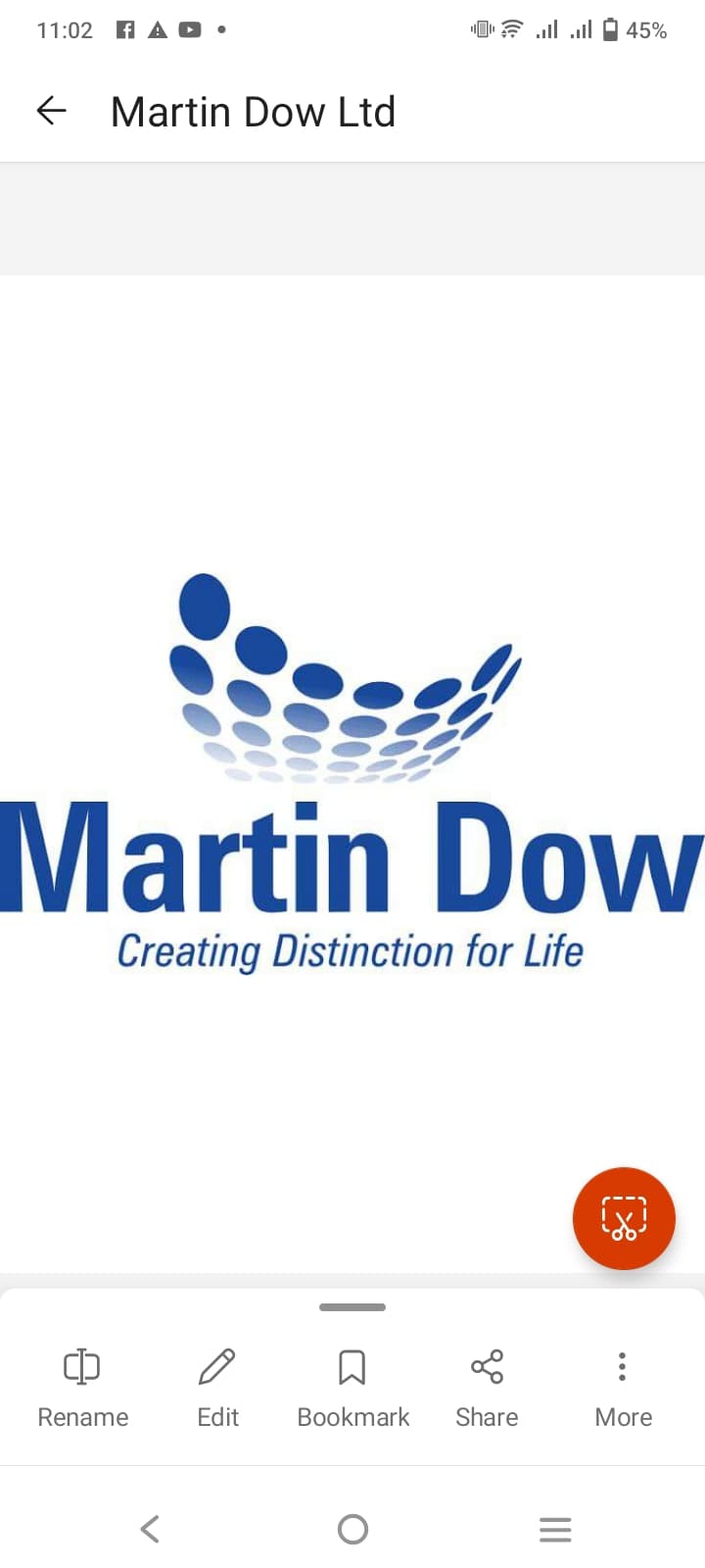 Martin Daw LTD team logo