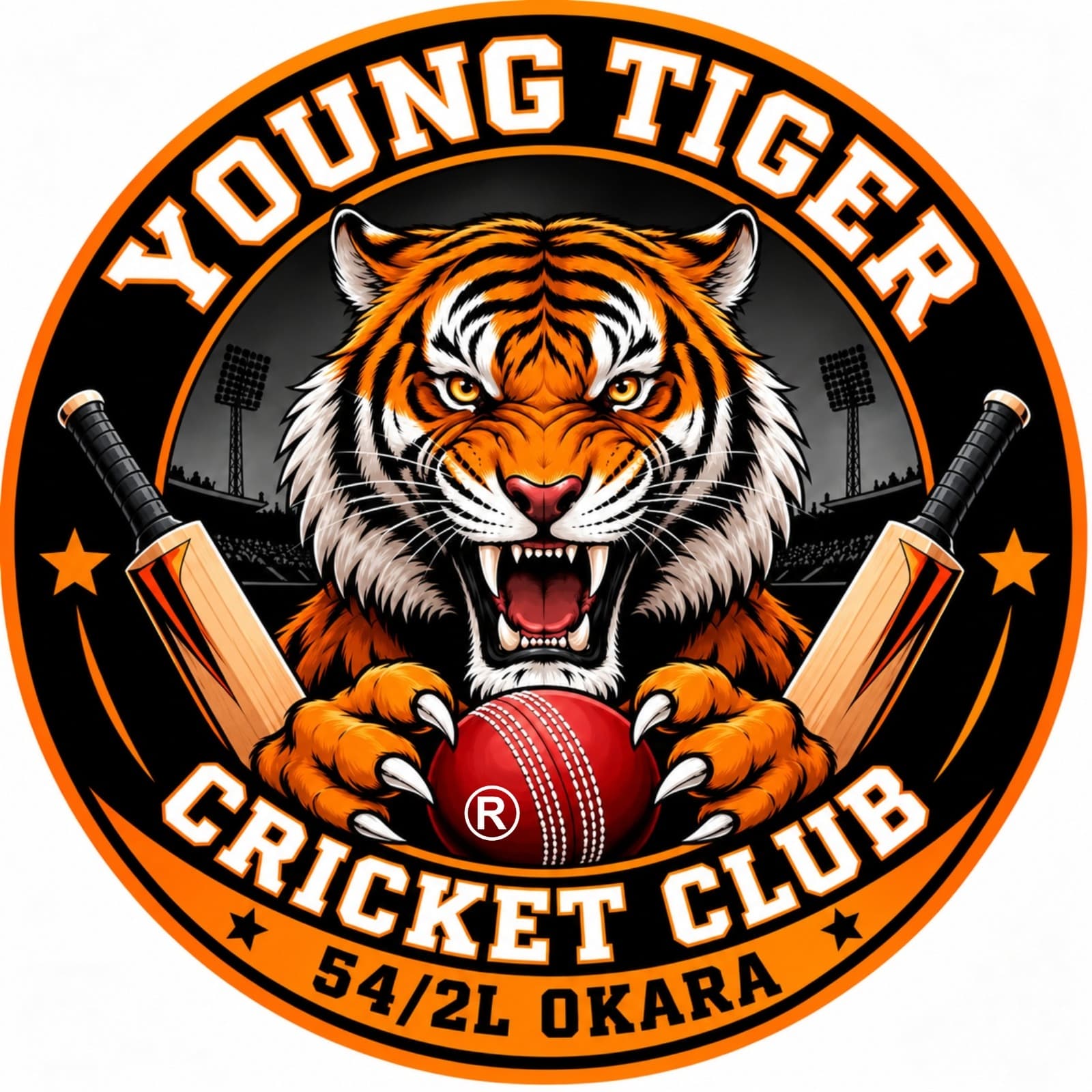 Young Tiger 54/2.L Okara team logo