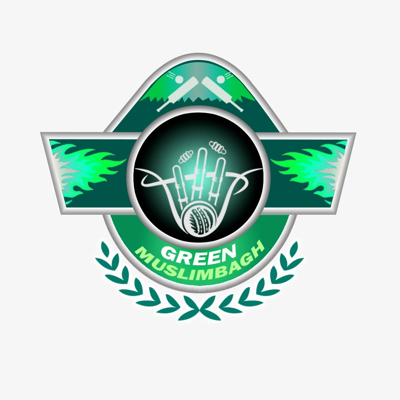 Green MuslimBagh team logo