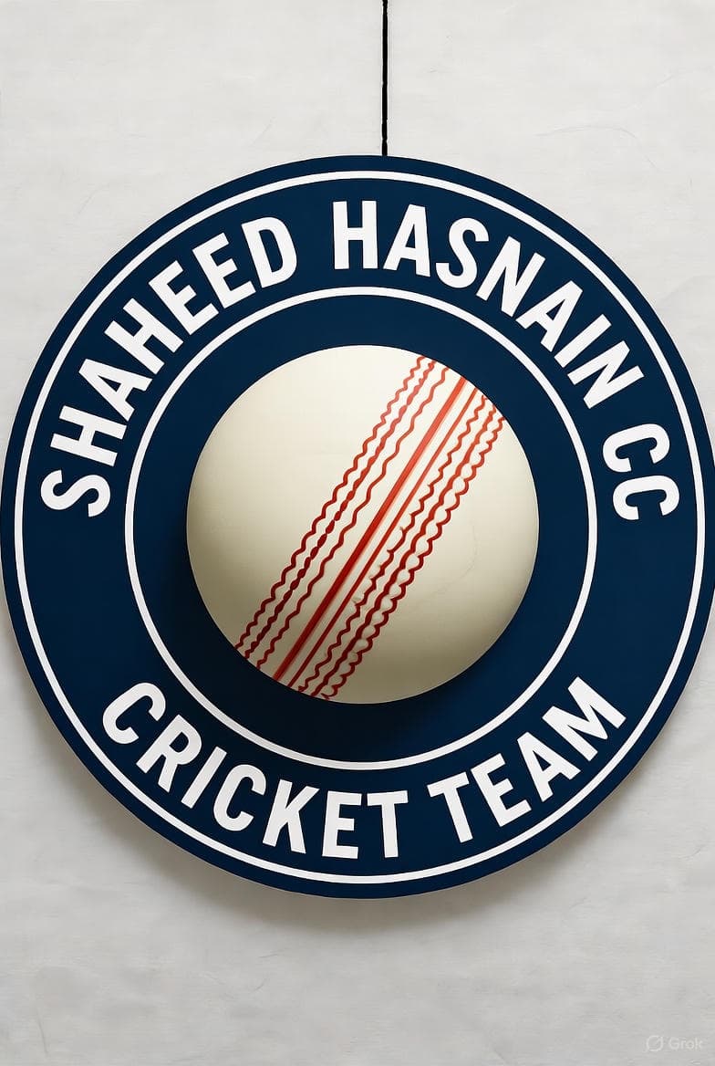 Shaeed Hasnain CC Shikarpur team logo